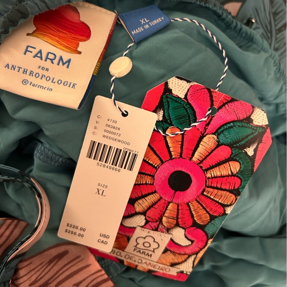 Farm Rio Ruffled Botanical Maxi Dress - Picture 10 of 11